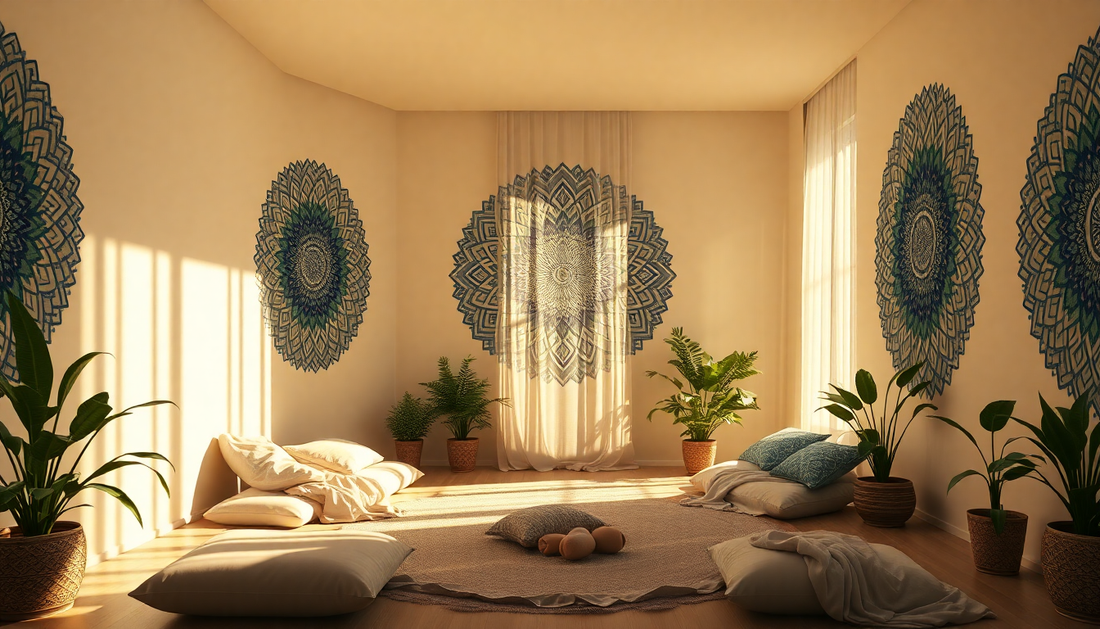 Elevate Your Space: Infusing Spiritual Serenity with Mandala Designs